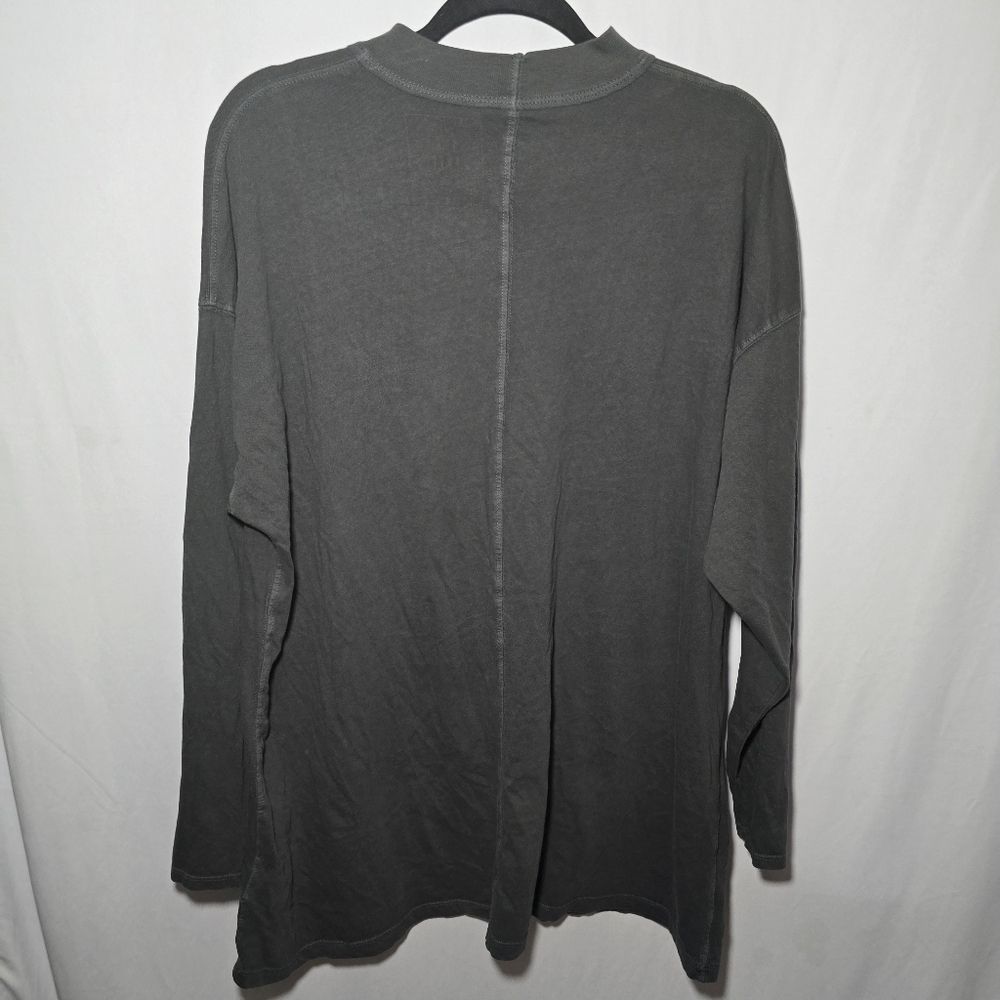We The Free By Be Free Tunic T Shirt Long Sleeve Mock Neck Shirt Top Black, sz M - Picture 5 of 9
